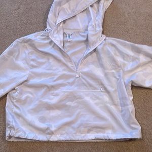 Lightweight crop camo jacket- womans large